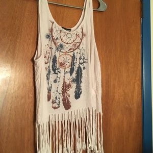 Dream catcher tank crop top